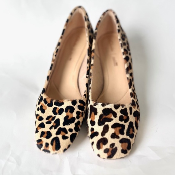Clarks Leopard Print Fernie Heels Size 8 NWT - Picture 2 of 9
